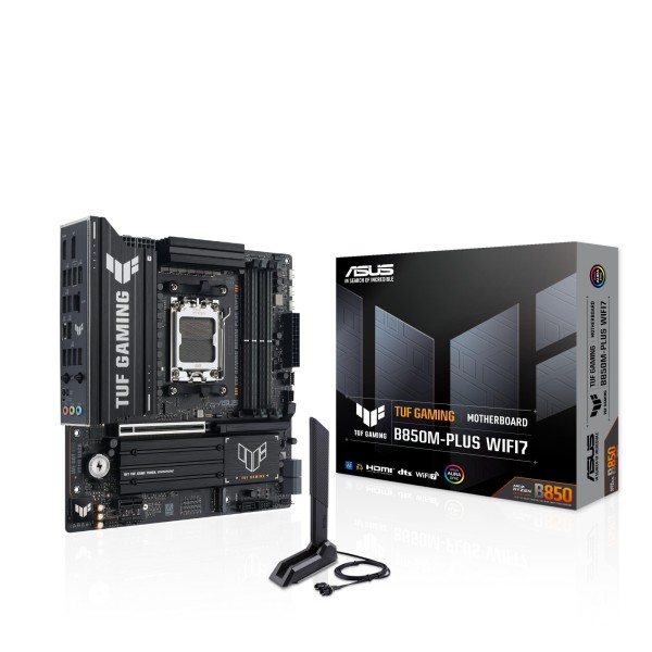 Mainboard|ASUS|AMD B850|SAM5|Micro-ATX|Memory DDR5|Memory slots 4|GAMINGB850M-PLUSWIFI7