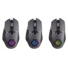 MOUSE DEFENDER GM-514 GLORY OPTIC RF RGB 3200dpi 7P BLACK