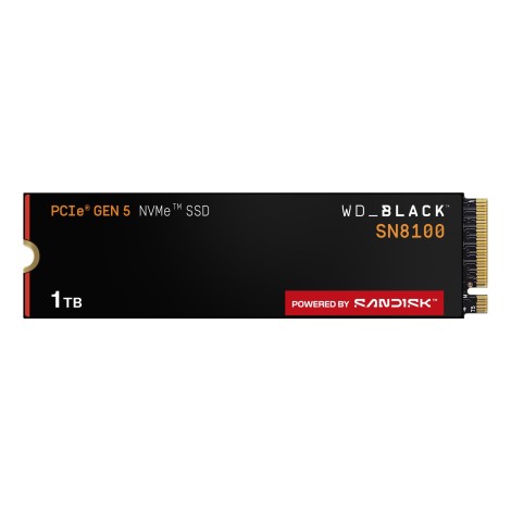 SSD PCIE G5 M.2 1TB/BLACK SN8100 WDS100T1X0M WDC