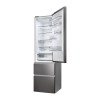 Haier Refrigerator HTW5620CNMP (414L; darl inox)