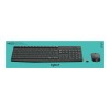 Logitech MK235 keyboard Mouse included USB QWERTY US International Grey
