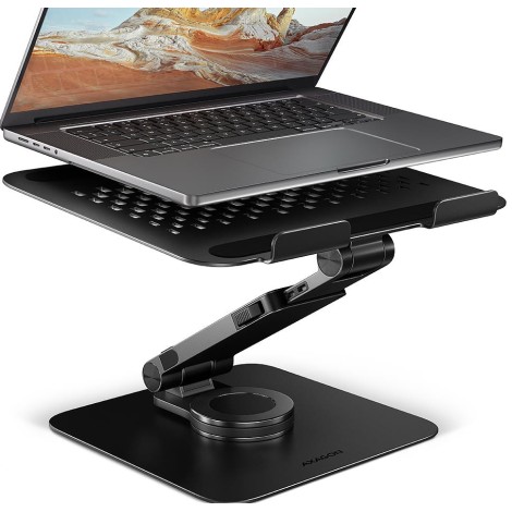 AXAGON STND-LRB stand with 360° rotation for laptops and tablets | Adjustable Height, Angle | 10-17.3 