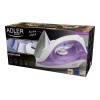 Iron | Adler | AD 5019 | With cord | 1600 W | Water tank capacity 100 ml | Continuous steam 10 g/min | Violet/White