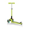 Globber | Junior Scooter | Green | Scooter Junior Foldable Fantasy Lights | 437-106