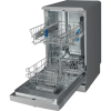 Dishwasher | DF9E 1B10 S | Free standing | Width 45 cm | Number of place settings 9 | Number of programs 6 | Energy efficiency class F | Silver