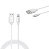 Savio Cl-193 USB cable USB 2.0 2 m USB A USB C/Lightning White