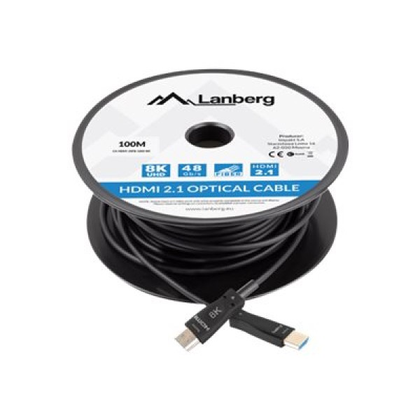 LANBERG HDMI v2.1 M/M cable 100m ...