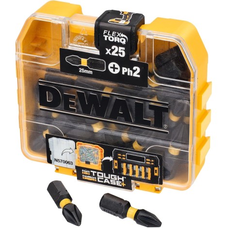 Screwdriver bits 2x25/25pcs. DT70555T DEWALT