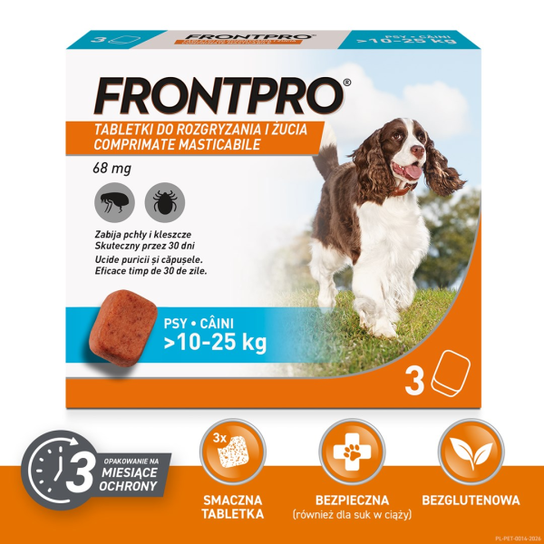 FRONTPRO Flea and tick tablets for ...
