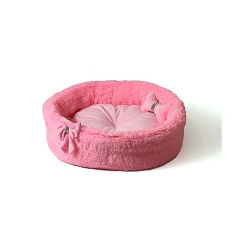 GO GIFT Blush pink XL pet bed - 65 x 60 x 18 cm