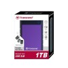 External HDD|TRANSCEND|StoreJet|1TB|USB 3.0|Colour Purple|TS1TSJ25H3P