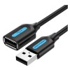 CABLE USB2.0 MALE TO FEMALE/3M BLACK CBIBI VENTION