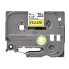Brother | TZe-621 Laminated Tape | Black on Yellow | TZe | 8 m | 9 cm