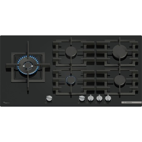 Bosch Serie 6 PPM9A6I40 hob Black Built-in 90 cm Gas 5 zone(s)