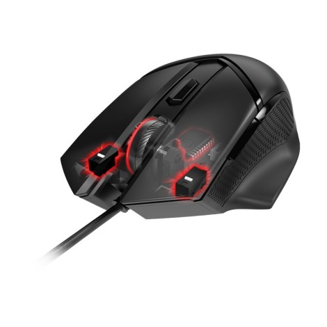 MSI CLUTCHGM20 ELITE Gaming USB RGB Adjustable up to 6400 DPI Desktop Laptop Gaming Grade Optical Mouse (Clutch GM20 ELITE) | MSI