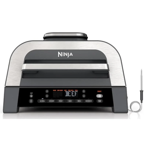 NINJA | 6-in-1 MAX Grill and Air Fryer | DG551EU | 3.8 L | Number of programs 6 | Silver/Black