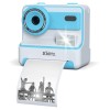 FLASH BLUE INSTANT CAMERA WITH THERMAL PRINTER FOR CHILDREN