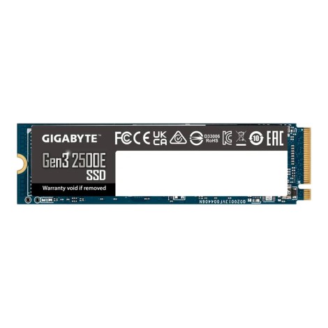 Gigabyte SSD | G325E500G | 500 GB | Solid-state drive interface PCIe 3.0x4, NVMe1.3 | Read speed 2300 MB/s | Write speed 1500 MB/s
