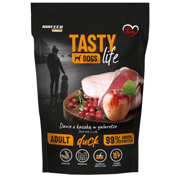 BIOFEED Tasty dog life kaczka 90% ...