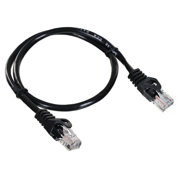 Lanberg PCU5-20CC-0050-BK networking cable Black 0.5 ...