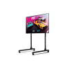 Next Level Racing Floor stand | Round Tube Freestanding Single Monitor Stand | Up to 65 