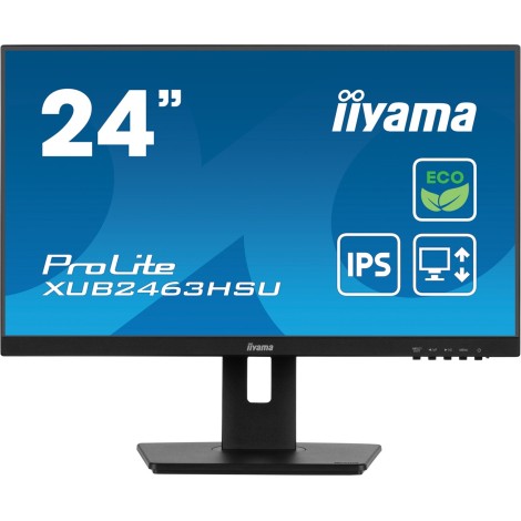 iiyama ProLite XUB2463HSU-B1 computer monitor 61 cm (24") 1920 x 1080 pixels Full HD LED Black