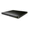 H.L Data Storage | Ultra Slim Portable DVD-Writer | GP57EB40 | Interface USB 2.0 | DVD±R/RW | CD read speed 24 x | CD write speed 24 x | Black | Desktop/Notebook