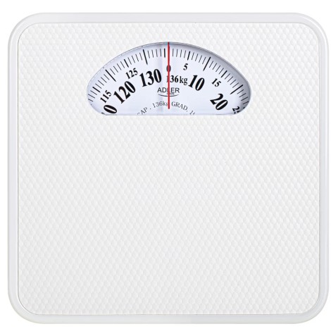 Adler | Mechanical Bathroom Scale | AD 8179w | Maximum weight (capacity) 136 kg | Accuracy 1000 g | White