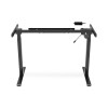 Desk frame | 71.5 - 121.5 cm | Maximum load weight 70 kg | Black