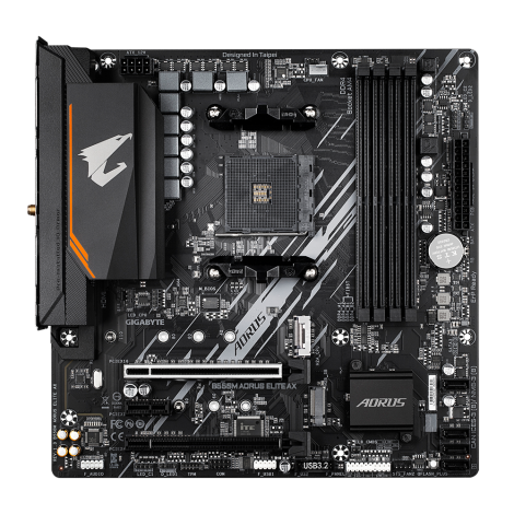 Gigabyte B550M AORUS ELITE AXG13 | Processor family AMD | Processor socket AM4 | DDR4 | Number of SATA connectors 4