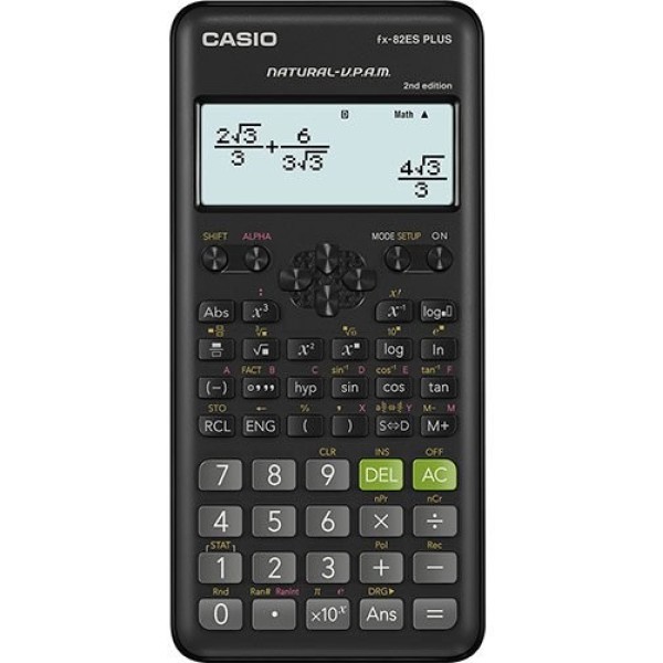 CASIO FX-82ESPLUS-2 CALCULATOR SCIENTIFIC, 252 FUNCTIONS, ...