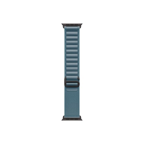 Apple 49mm Light Blue Alpine Loop - Medium - Black Titanium Finish