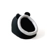 GO GIFT cat bed - black and white - 40x45x34 cm