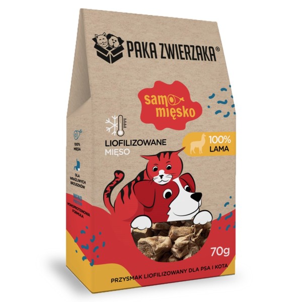 PAKA ZWIERZAKA Samo Mięsko Lama - ...