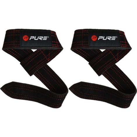 Pure2Improve | Buffalo Lifting Straps | Black