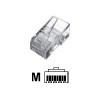 A-MO 8/8 SR | Modular Plug, for stranded Round Cable, 8P8C unshielded, CAT 5e, RJ45