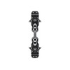 Xiaomi | Smart Band 8 Chain Strap | Fits wrists 135-200 mm | Xiaomi | Black | Stainless steel, calfskin leather