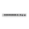 Zyxel XGS1010-12-ZZ0102F network switch Unmanaged Gigabit Ethernet (10/100/1000) Grey