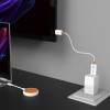 j5create JVAW62 ScreenCast USB-C® Wireless Display HDMI™ Extender, White and Orange