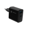 Natec Ribera USB Charger, 1x USB-A, 1x USB-C, 65W | NUC-2145