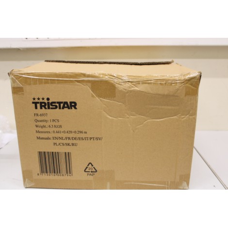 SALE OUT. Tristar FR-6937 Double Fryer, Stainless Steel | Tristar | Double Fryer | FR-6937 | Power 2 x 1800 W | Capacity 6 L | DAMAGED PACKAGING