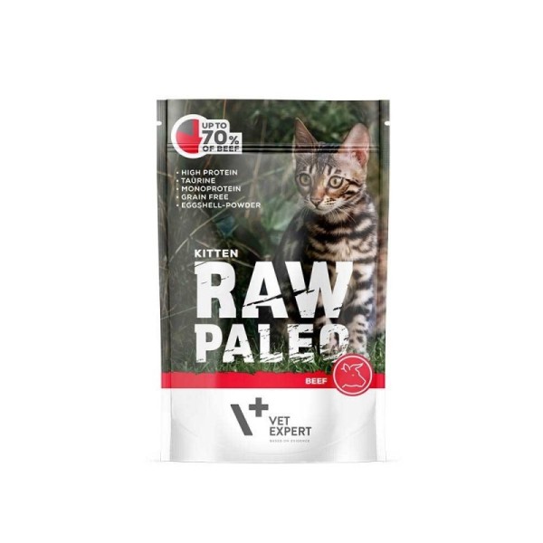 RAW PALEO Kitten Cat Beef - ...