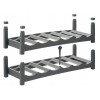 ROTHO Vario Wine Rack Anthracite - Stand for 6 Bottles