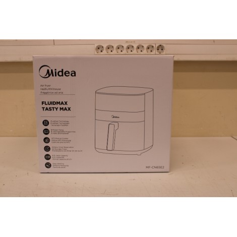 SALE OUT. Midea MF-CN65E Air fryer digital, 6.5L, Black, DAMAGED PACKAGING | Midea | Air fryer | MF-CN65E | Power 1700 W | Capacity 6.5 L | Black | UNPACKED, SCRATCHES ON TOP AND SIDE