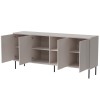 4D chest of drawers ABI 200x45x88 cashmere matt