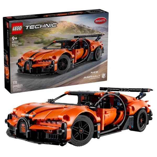 LEGO TECHNIC 42222 Bugatti Chiron Pur ...