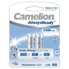 Camelion | AA/HR6 | 2300 mAh | AlwaysReady Rechargeable Batteries Ni-MH | 2 pc(s)