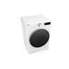 LG | Washing machine with dryer | F4DR510S0W | Energy efficiency class A-10%/D | Front loading | Washing capacity 10 kg | 1400 RPM | Depth 57 cm | Width 60 cm | Display | LED | Drying system | Drying capacity 6 kg | Steam function | Direct drive | White