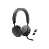 Dell | Pro On-Ear Headset | WL5024 | Built-in microphone | Wireless | Black | ANC