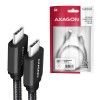 AXAGON Data and charging cable, 1m | BUCM-CM10AB | USB Type C to USB Type C